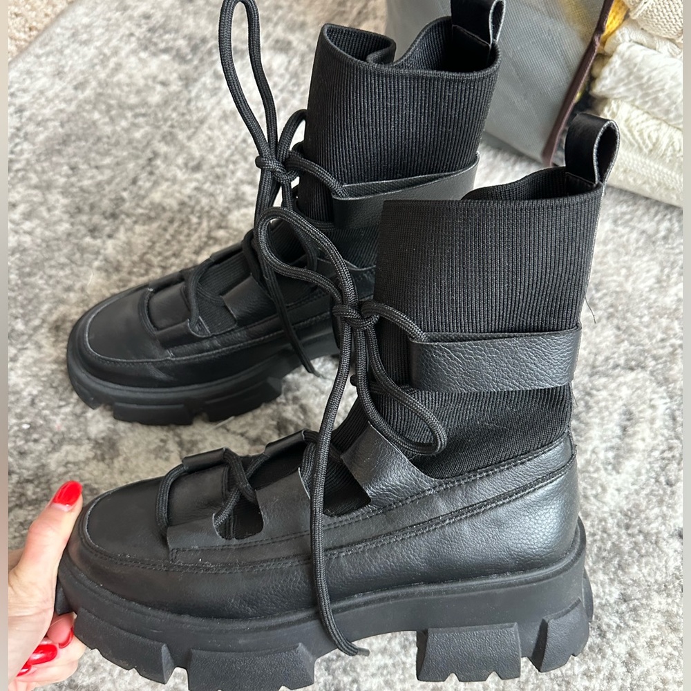 Steve Madden Black Holt Boot